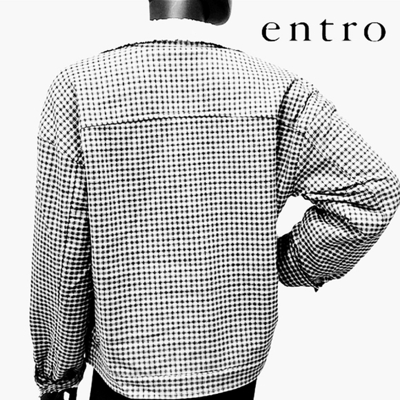 ENTRO Trucker Jacket w/ Sherpa Lining | Design Inspired by Men | NWT | Size Med - Picture 5 of 11